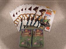 TOY STORY 1996 PANINI STICKER ALBUM X 10 WITH 200 PACKS OF STICKERS SEALED NEW picture