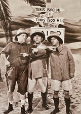 Three Stooges original old card pc cpa AK picture
