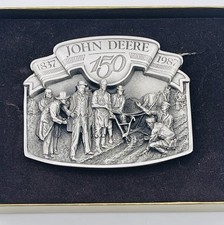 1987 John Deere 150th Anniversary Belt Buckle Limited Edition picture