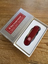 RARE NEW OLD STOCK VICTORINOX SWISS ARMY KNIFE Red Swisslite LED picture