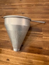 Vintage Wear-Ever Aluminum Cone Colander Chinois Sieve Canning Strainer #L-D picture