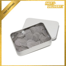 400pcs Pipe Screens 1/2 Inch Stainless Steel Replacement Filters with Metal picture