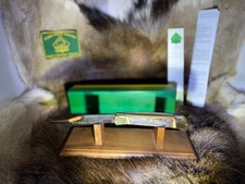 1978 Puma 915 Emperor Aristocrat Knife Stag Handles Green / Yellow Box Mint ++++ picture