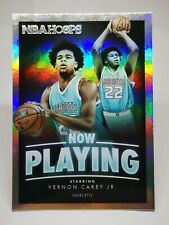 Panini nba hoops 2020-21 n19 now playing holo rc vernon carey jr. #ss-1 rookie picture