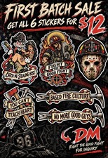 First Batch Order Stickers - traditional 6 Stickers For $12 picture