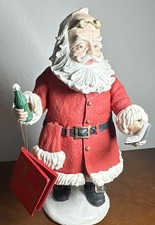 Vintage 1983 Duncan Royale American Santa Figurine History of Santa I with Book picture