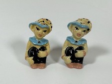 Vintage Ceramic Arts Studio Salt And Pepper Shakers Elf’s Mid Century Kitschy picture