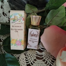 Vintage 1981 Woods of Windsor Rosebud Refresher Oil Made in England 10ml picture