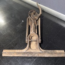 Antique Wentworth’s No. 3 Saw Sharpening Vise Pat 1879 Working Broken Mount picture