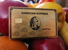 Customizable Metal AMEX Card W/ Chip Slot & Mag Strip - Gold 2026 Novelty Design picture