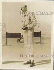 1929 Press Photo Major H.O.D. Segrave at Daytona Beach Ocean Speedway in Florida picture