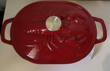 New Smith Clark Lobster Dutch Oven Red  picture
