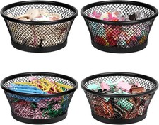 Paper Clip Holders Paper Clip Holder Desk Mesh Paperclip Holders Metal Paper picture