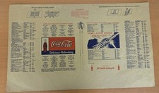 1937 Coca Cola W J Browne School Book Cover Original Vintage Advertising Coke picture