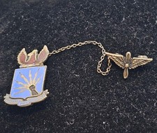 WWII ARMY AIRFORCE 2 PINS- WINGS 925 Vintage picture
