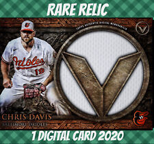 2020 Topps Bunt Rare Chris Davis Valor Relic S/1 Digital picture
