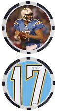 PHILIP RIVERS - SAN DIEGO CHARGERS - POKER CHIP - ***SIGNED/AUTO*** picture