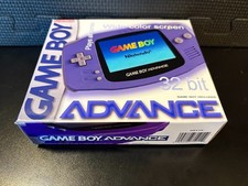 2001 Nintendo Game Boy Advance (INDIGO) - Empty custom design display box picture