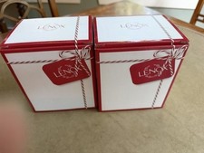 2 Lenox Holiday Gingerbread Magic Heat Changing Porcelain Mugs 14 ounces NIB picture