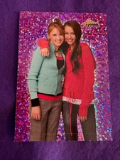 HANNAH MONTANA 2008 TOPPS DISNEY POP STARS QUIZ GLITTER CARD #5 SELDOM SEEN picture