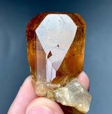 154 Carat Topaz Crystal With Quartz Specimen From Pakistan picture