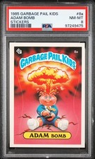 1985 Topps OS1 Garbage Pail Kids Series 1 Adam Bomb 8a Matte Card PSA 8 NM-M picture