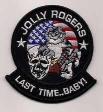 USN VF-103 JOLLY ROGERS LAST TIME BABY patch F-14 TOMCAT FIGHTER SQN picture