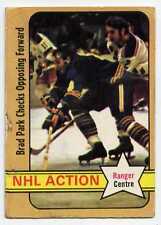 (Gl541-100) O Pee Chee, Ice Hockey Cards, #85 Brad Park NHL Action 1972-73 G-VG picture