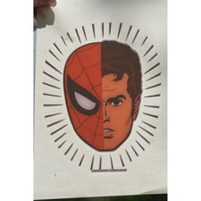 Vintage 1978 Spider-Man Marvel Iron On Transfer Retro 70s Peter Parker Comic Art picture