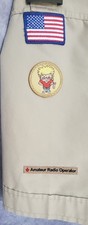 BSA Amateur Radio Operator Patch / Strip, Tan, Scouting America, picture