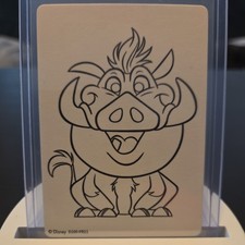 Disney 100 Years Pumbaa The Lion King One Of One 1/1 Sketch Promo Card US Seller picture