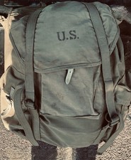 WWII US Army M1941 Mountain Rucksack Pack w/ Frame Meese Inc 1942 Dated Original picture