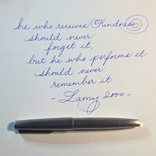 L’Amy 2000 stainless steel fountain pen extra fine nib picture