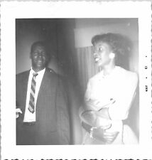 Attractive Well Dressed African American Black & White Vtg Photo 3.75