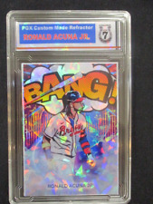 2022 RONALD ACUNA JR. Cracked Ice BANG  Refractor Limited Editon PGX Studios picture