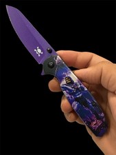 Comic Con Themed Spring Assited Pocket Knife -High Quality Folding Knife - 91Q picture