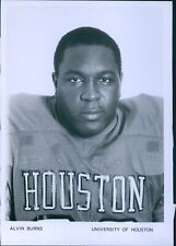 1987 Football Alvin Burns Player At The University Of Houston 5X7 Vintage Photo picture