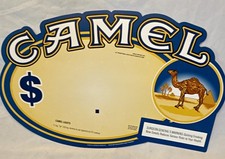 Camel Lights Cigarette Die-Cut Cardboard Price Sign POS Display NOS 1990s New picture