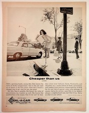 1964 Dial-A-Car Rental Systems Vintage Magazine Ad - Westbury, NY Auto picture