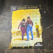 Topps 2026 WWE Decades 1990s - Moments in History Luger Bodyslams Yokozuna 1/1 picture