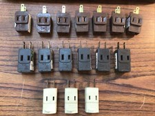 (16-PCS) 3-Outlet Plug Cubes Eagle & Levington (TA6MS) picture