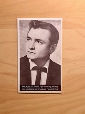 1959 NU Cards Rock & Roll #11 JOHNNY CASH Rookie Card RC picture