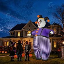 7 FT Halloween Inflatables Outdoor Decorations Clown Blow up Yard Decoration picture