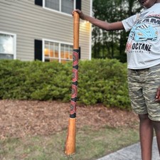 Australian Didgeridoo Bamboo/ Wooden Painted Long Instrument or Decoration picture