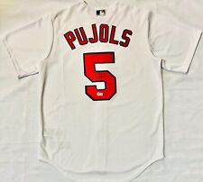 St. Louis Cardinals Albert Pujols Signed Home Nike Jersey Beckett BAS Witnessed picture