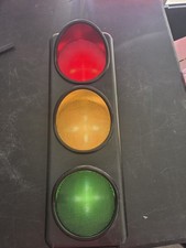 Vintage RadioShack Flashing Traffic Light 42-3053 Novelty Lamp Stoplight TESTED picture