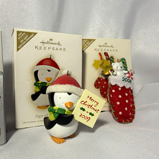 Hallmark Keepsake VIP Gift Ornaments 2008 2009 2010 2011 Lot of 4 w Boxes picture