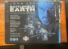2000 Upper Deck Battlefield Earth Wax Box Sealed 36 Packs John Travolta picture