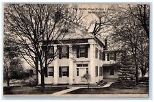 Bethel Connecticut CT Postcard The Bethel Free Public Library 1937 Vintage picture