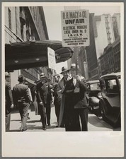 Old , 1930'S New York City Street Scene 4x6 Picture Celebrity Print picture